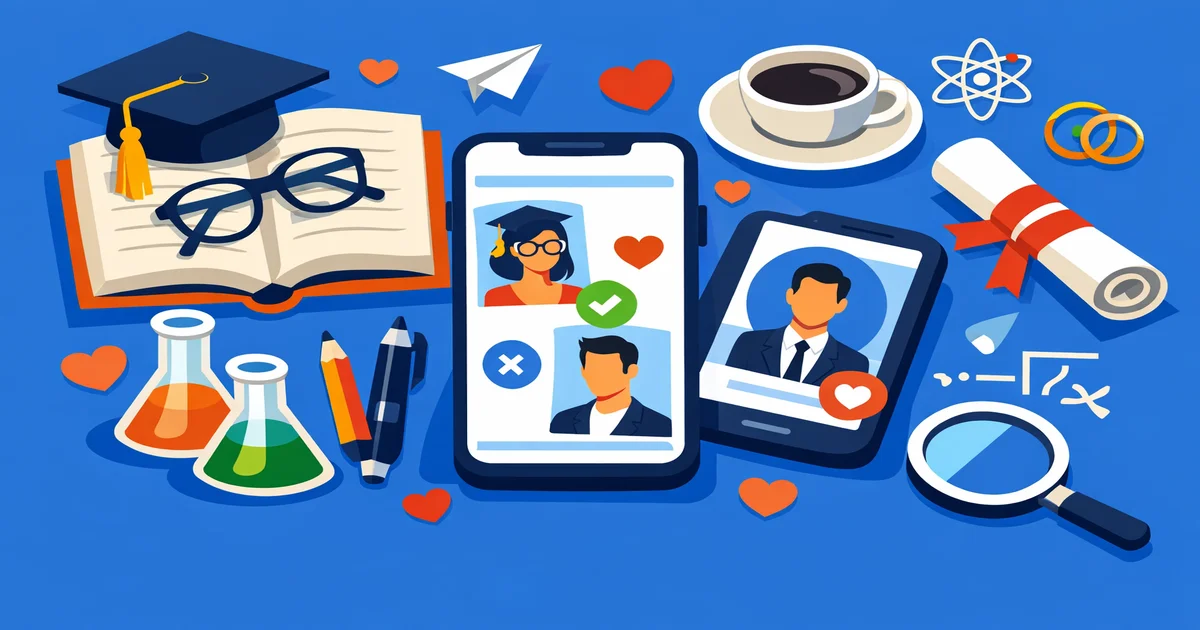 Titelbild von Dating Apps für Akademiker: Wo findet man gebildete Singles?