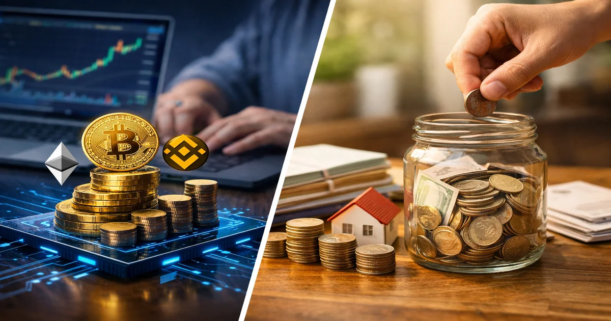 Imagem de capa de Staking de Criptomoedas vs Poupança: Qual Rende Mais no Longo Prazo?