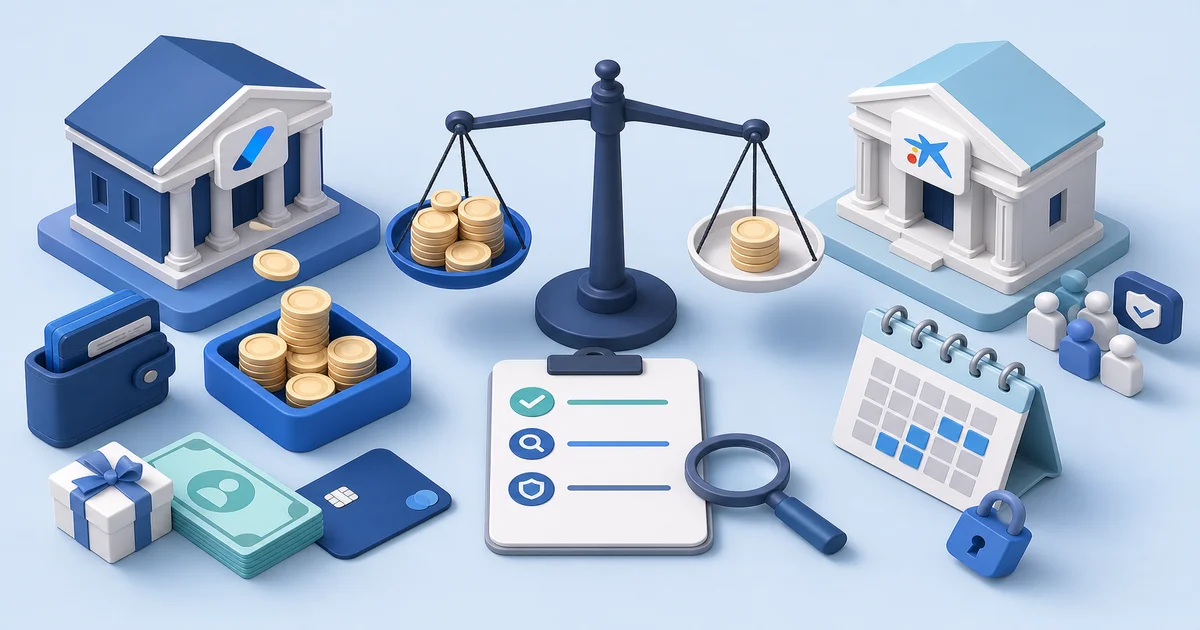Imagen de portada de BBVA vs CaixaBank: ¿Qué Cuenta Nómina Da Más en España?