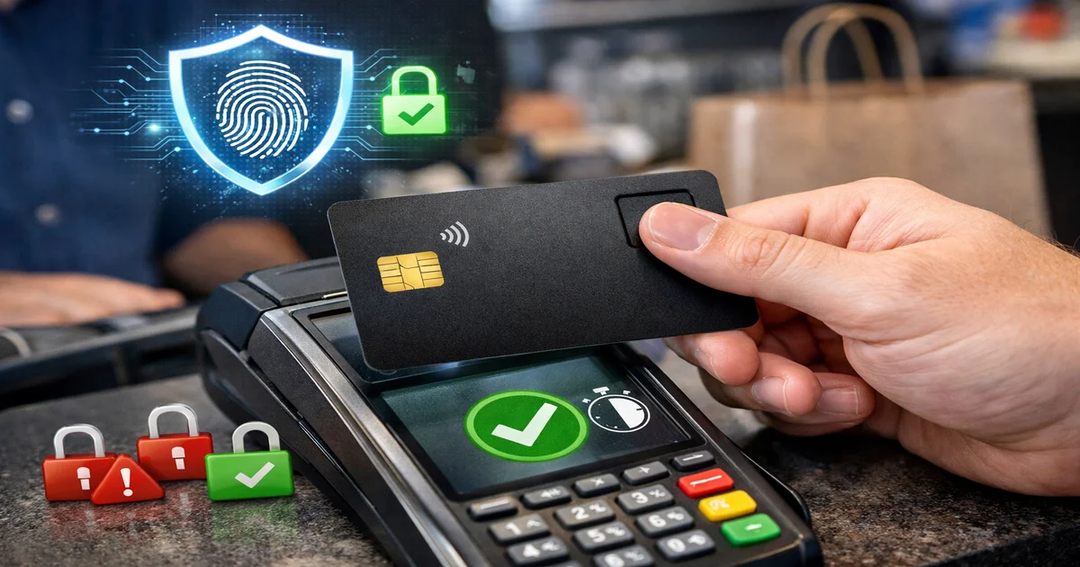 Cover image of Biometric Credit Cards: How Fingerprint Tech Is Changing Payment Security