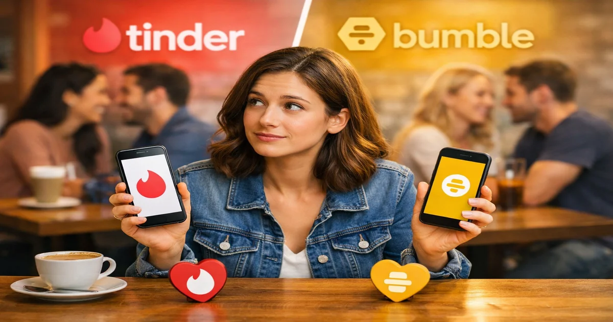 Titelbild von Tinder vs Bumble: Welche App Passt Besser zu Dir?