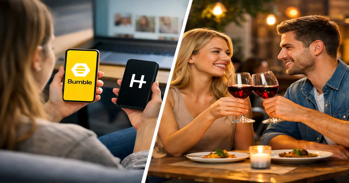 Titelbild von Bumble vs Hinge: Welche App führt schneller zu echten Dates?