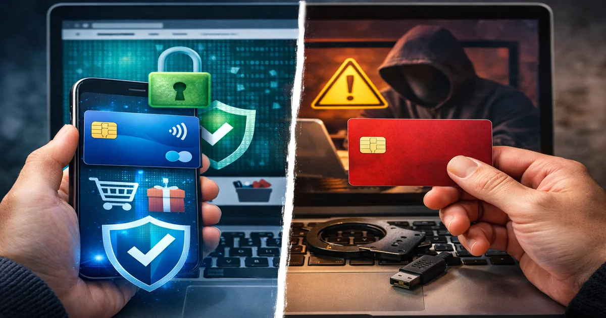 Imagen de portada de Tarjetas Virtuales vs Tarjetas Físicas: ¿Cuál Es Más Segura Online?