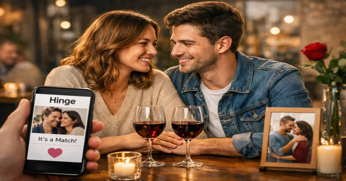 Titelbild von Hinge Erfolgsquote: Führt die App wirklich zu Beziehungen?