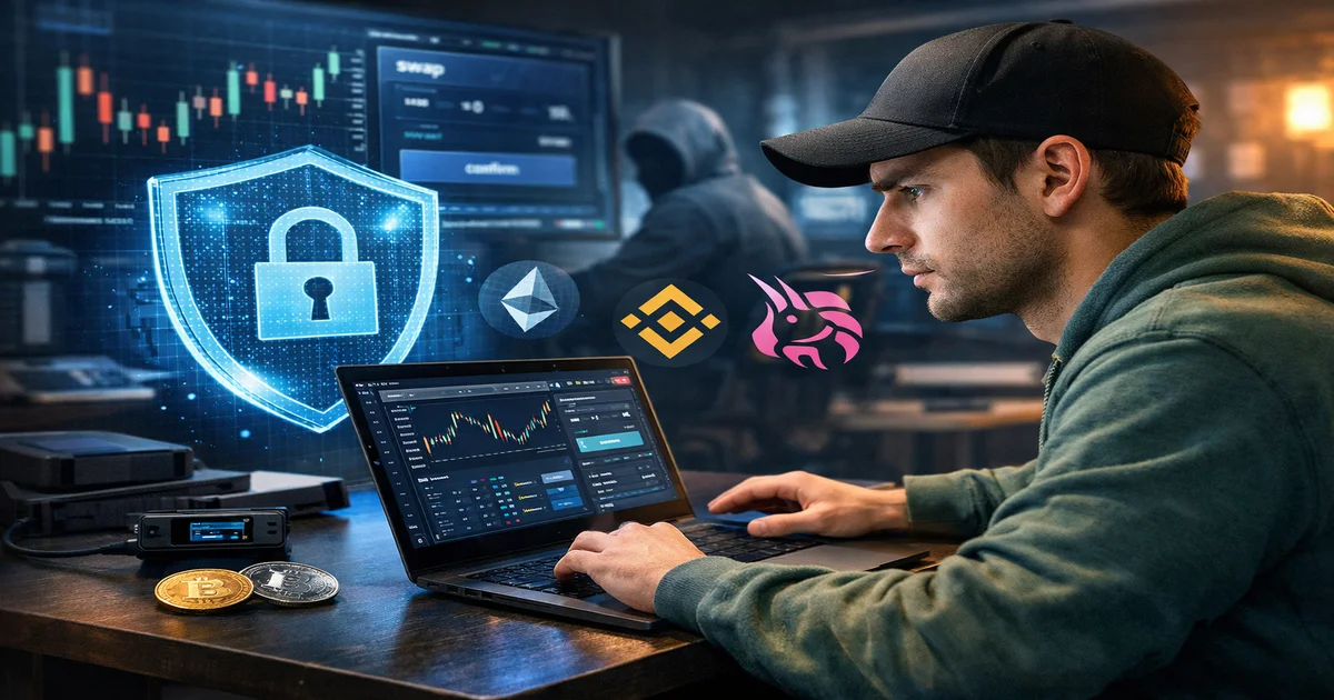 Imagem de capa de Como Escolher uma Exchange Descentralizada Segura para Iniciantes?