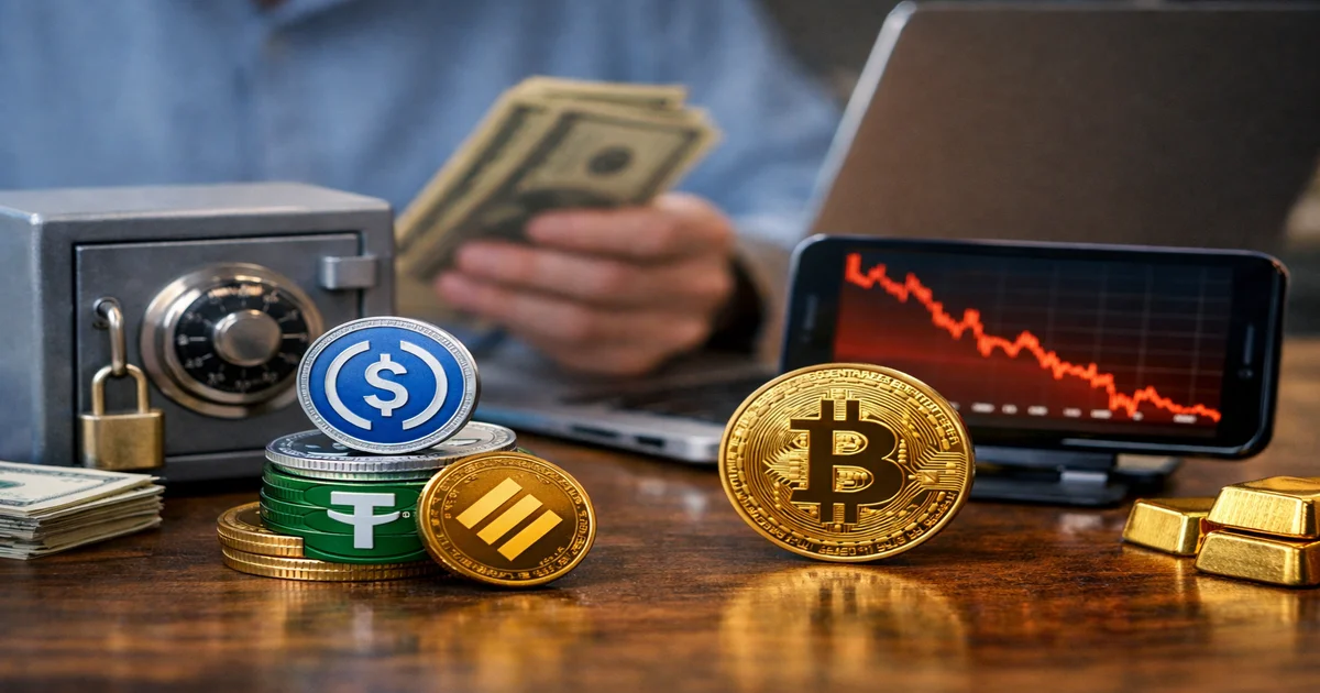 Imagem de capa de Como Funcionam as Stablecoins e Por Que São Mais Seguras Que Criptos?