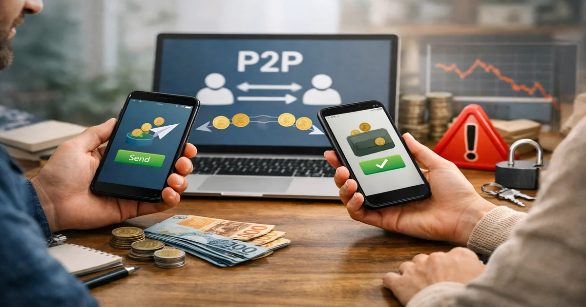 Imagem de capa de Como Funcionam os Pagamentos Peer-to-Peer e Quais São os Riscos?